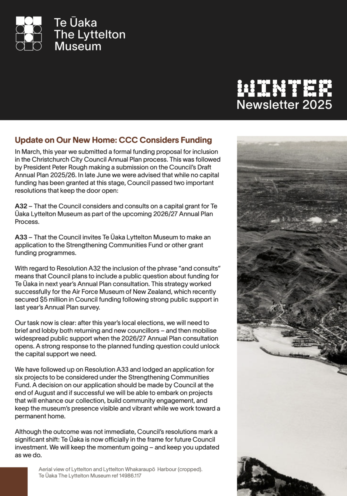 TUTLM Newsletter Winter 2025